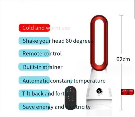 Tipo di controllo Ventilatore di riscaldamento elettrico a controllo remoto 3,5 kg Portatile 2 in 1 per comodità