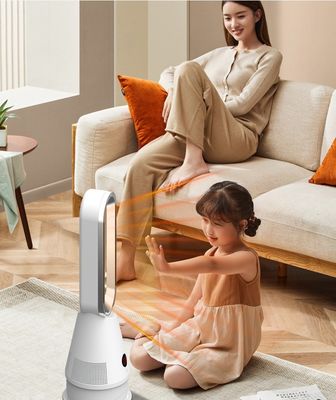 20 pollici portatile raffreddamento e riscaldamento dell'aria senza lame ventilatore purificatore d'aria 3,5 kg ABS PP corpo
