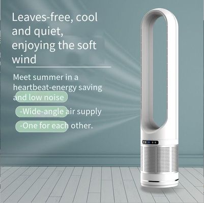 Smart Home Standing ventilatore elettrico di raffreddamento dell'aria con grande design senza lama verticale 50 pollici
