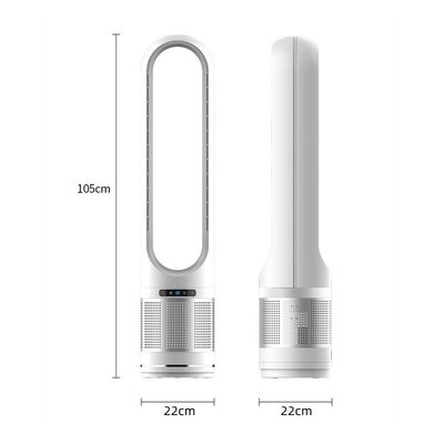2024 Ventilatore portatile di raffreddamento silenzioso Ventilatore a torre senza lama per camera da letto Home Office