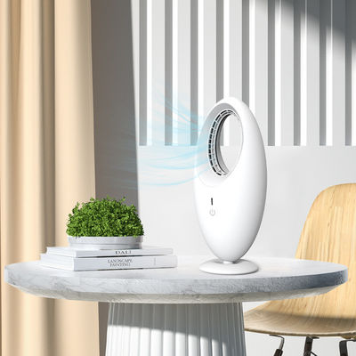 Ventilatore portatile elettrico di scrivania Mini USB ricaricabile Ventilatore da tavolo senza lame ABS PC Tower Ventilatore