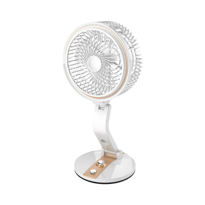 Protable Mini Piccolo Popolare Ventilatore a mano ricaricabile con luce a LED e velocità regolabile
