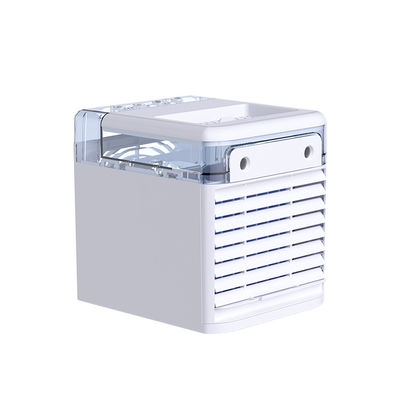 Desktop Mini Air Cooler 870g Materiale ABS doppio spray USB carica plug-in doppio scopo