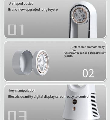 Inglese Linguaggio operativo Ventilatore da scrivania alimentato USB Ventilatore senza foglie
