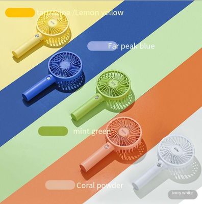 Mini ventilatore a mano USB ricaricabile NO App Control Nero Bianco Arancione Verde Blu o Giallo