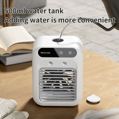 Mini ventilatore di aria condizionata da scrivania con raffreddamento ad acqua e luce notturna Peso netto 700g
