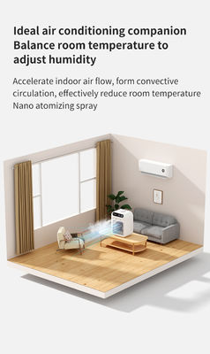 Mini ventilatore di aria condizionata da scrivania con raffreddamento ad acqua e luce notturna Peso netto 700g