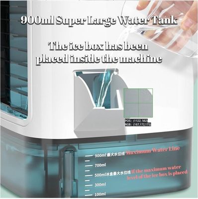 Ventilatore elettrico raffreddamento raffreddato ad acqua umidificato desktop mini condizionatore d'aria Ventilatore piccolo