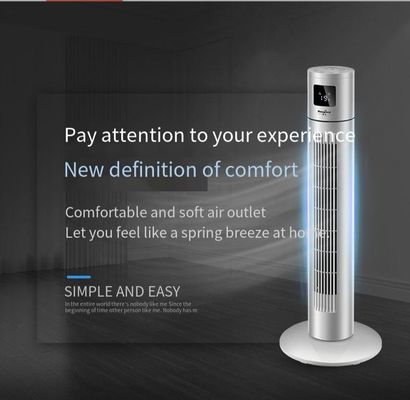Ventilatore elettrico a torre senza lame da 45 W per ufficio e casa senza raffreddamento
