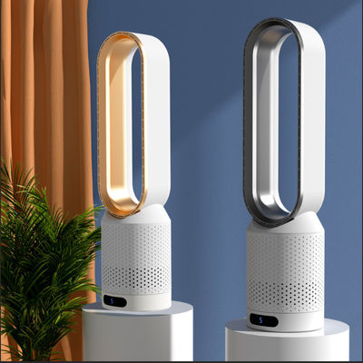Ventilatore di raffreddamento ad aria bassa rumorosità Purificazione senza foglie 2 in 1 Ventilatore senza lame per uso commerciale