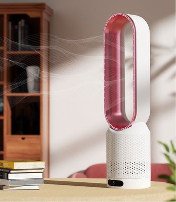 Ventilatore elettrico commerciale a torre con telecomando touch screen e design senza lama