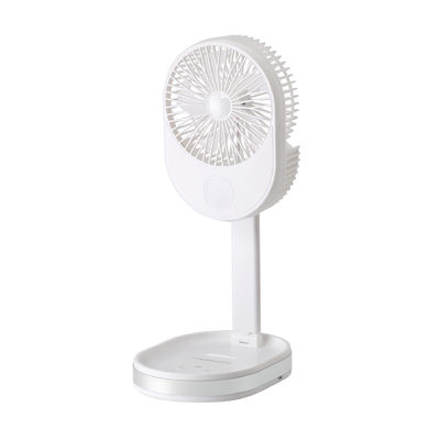 Capacità della batteria 1500mAh Ventilatore portatile per desktop per uso domestico USB di ricarica Ventilatore pieghevole per campeggio