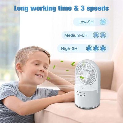 3 velocità regolazione USB carica silenzioso desktop piccolo ventilatore con spray mini umidificatore