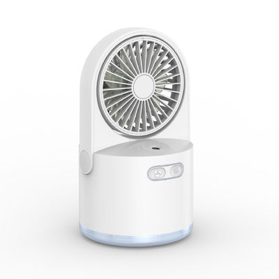 2 in 1 Mini Ventilatore Umidificatore Ventilatore portatile con funzione Ventilatore elettrico USB ricaricabile