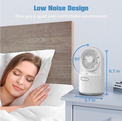 Ventilatore da tavolo ricaricabile USB per ufficio a domicilio Ventilatore da scrivania pieghevole