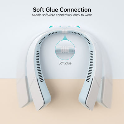 Ventilatore USB ricaricabile per il collo con 18650 batteria 1800mAh e design bladeless