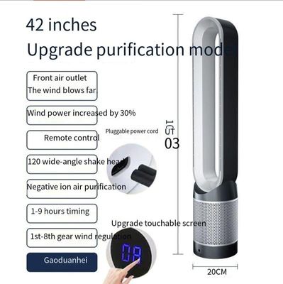 Ventilatore di raffreddamento dell'aria elettrico in piedi Ventilatore senza lama verticale grande
