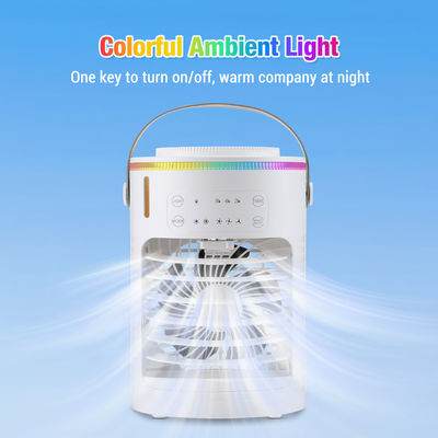 NO App-Controlled Portable Desktop Evaporative Air Cooler con luce e tempistica a 7 colori