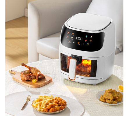 Frittelle d'aria elettriche digitali con capacità di 8 litri e materiale in acciaio inossidabile