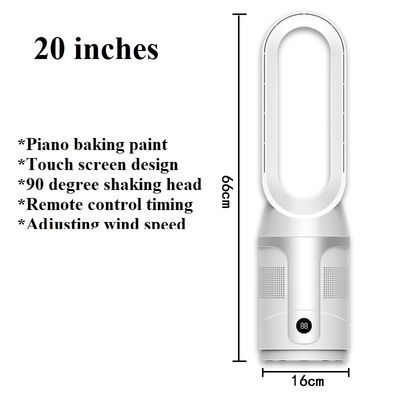 Hotel Personal Air Cooler con design senza lame e dimensioni di 21,5*21,5*72cm