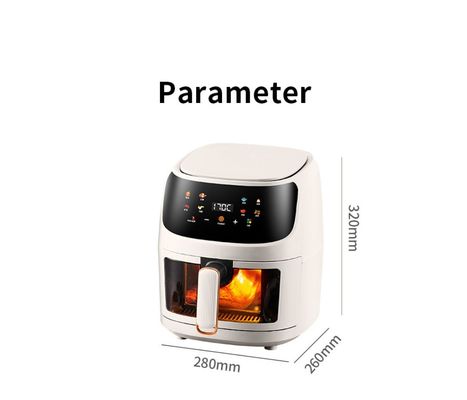 Cucina sana e facile con la nostra friggitrice elettrica multifunzione da 6L/8L da 1350W di potenza