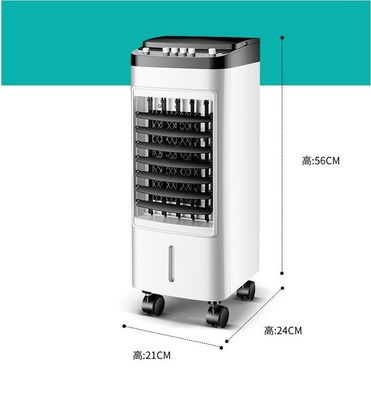 Mini condizionatore d'aria portatile con materiale ABS e capacità del serbatoio dell'acqua da 4,1 a 6,0 litri