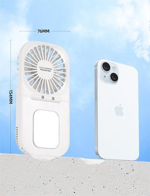 Ventilatore portatile USB ricaricabile da 2000 mAh per raffreddamento dell'aria portatile e design indossabile sul collo