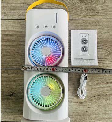6 Vane rotativo USB linea di alimentazione ventilatore a doppio fine per ufficio a casa ricaricabile
