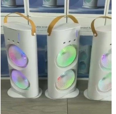 Ventilatore a spruzzo a doppia testa condizionatore d'aria frigorifero umidificante per il raffreddamento da scrivania