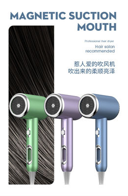 Asciugatrice di capelli a alta velocità viola blu bianco Air Styler Salon spazzola ad aria calda per la casa