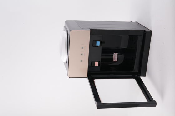 Dispensatore di acqua calda e fredda con secchio in piedi