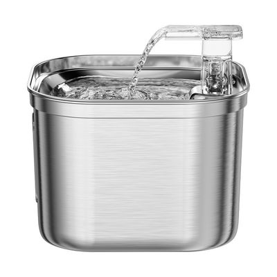 Dispensatore automatico di acqua per animali da compagnia in acciaio inossidabile da 2,2 litri