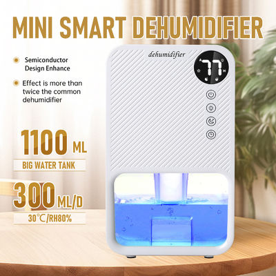 Mini deumidificatore d'aria elettrico portatile da 1100 ml per umidità da muffe