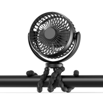 Voltaggio V 2.1 Ventilatore di passeggino in plastica con batteria da 5200mAh e gambe mini treppiede