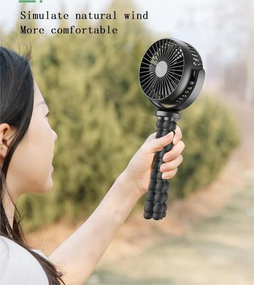 Mini ventilatore di raffreddamento per bambini portatile 3 rotativo Vane fan stroller Clip-on USB ricaricabile