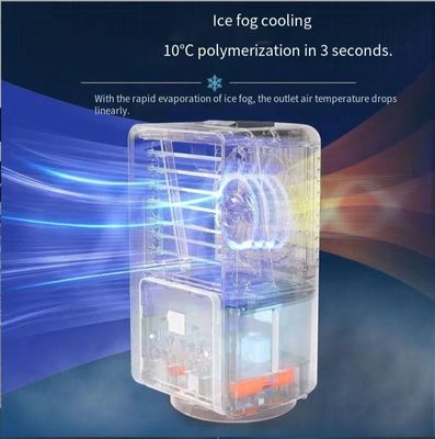 Stampa a schermo di seta Mini Personal Space Air Cooler con serbatoio d'acqua da 700 ml e alimentazione USB