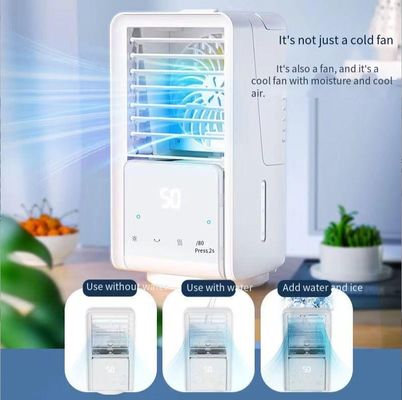 Stampa a schermo di seta Mini Personal Space Air Cooler con serbatoio d'acqua da 700 ml e alimentazione USB