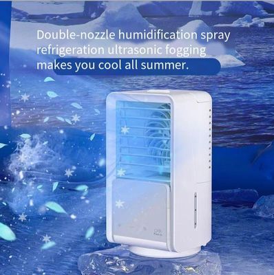 Stampa a schermo di seta Mini Personal Space Air Cooler con serbatoio d'acqua da 700 ml e alimentazione USB
