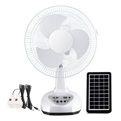 Ventilatore solare da tavolo 12 pollici Ventilatore a risparmio energetico alimentato a energia solare per energia pulita sostenibile
