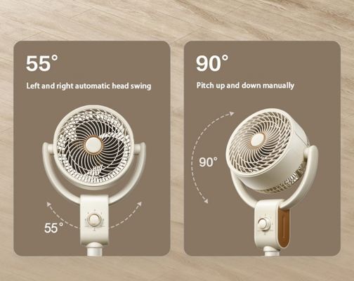 Controllo vocale AI Ventilatore elettrico per raffreddamento dell'aria e circolazione dell'aria nei bagni