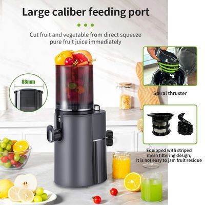 Succo di frutta e verdura originale pressato a freddo Slow Juicer Machine senza controllo dell'app