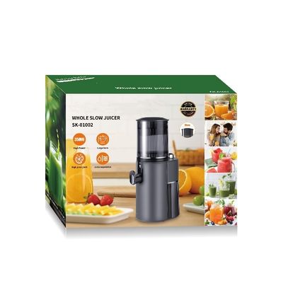 Succo di frutta e verdura originale pressato a freddo Slow Juicer Machine senza controllo dell'app