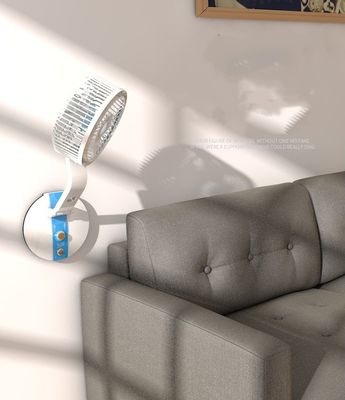Compatto e potente Il nostro ventilatore pieghevole a batteria da 1500 mAh per la circolazione dell'aria in movimento