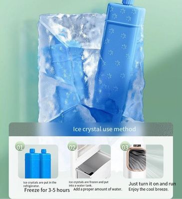 Timer 8h Climatizzatore d'acqua e soffiatore di aria calda con alimentazione 80W raffreddamento