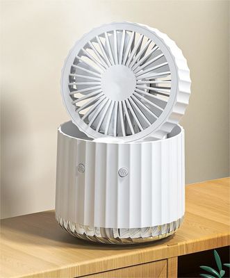 Ventilatore a spruzzo di umidità calda 5V USB Desktop carica piccolo ventilatore pieghevole portatile Ventilatore da tavolo idratante raffreddatore d'aria