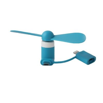 Logo personalizzato Telefono cellulare Portatile 3 in 1 USB Tipo C raffreddamento a digiuno Mini ventilatore per 15g
