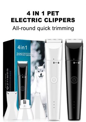 4 in 1 Set per la cura degli animali domestici per uso professionale Tagliacapelli e rasoi elettrici per la casa