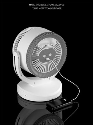 Climatizzatore elettrico portatile con ventilatore di circolazione dell'aria e senza telecomando