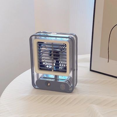 Fonte di alimentazione USB Mini portabile ventilatore per la scrivania Tavola Nebbia d'acqua Ventilatori esterni 2pics