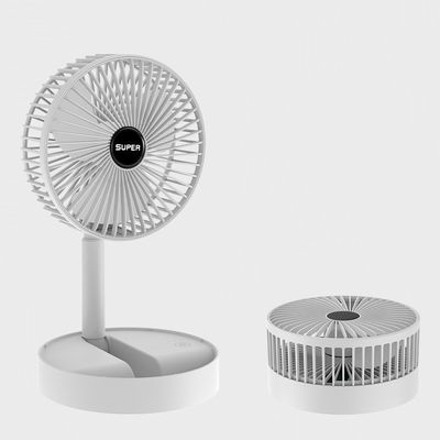 Desktop Office USB di ricarica pieghevole Ventilatore telescopico mini portabile Ventilatore elettrico di plastica